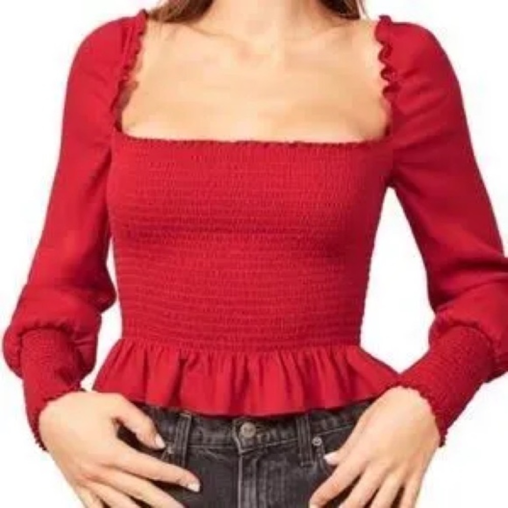 Reformation Rouched Top